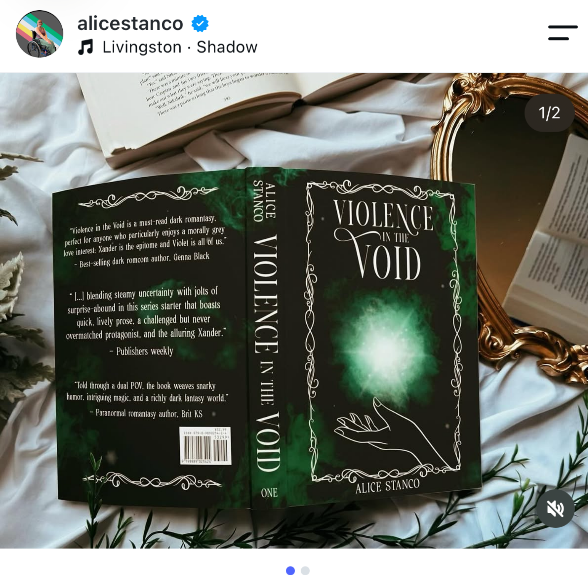 Violence in the Void special edition book cover